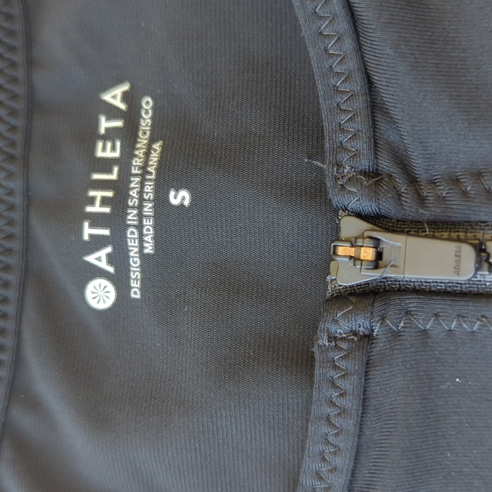 Athleta One Piece Rash Guard - Black S - Picture 2 of 6
